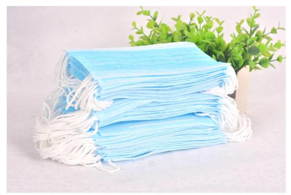 OEM Acceptable Antiviral Face Mask Low Breathing Resistance With Elastic Ear Loop