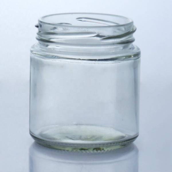 Botella de vidrio de licor mini transparente de 120 ml para vodka whisky ron ginebra brandy miel leche