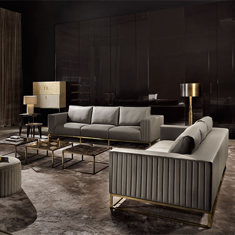 Итальянский бархат соф 0.85x1.5m живущей комнаты секционный роскошный