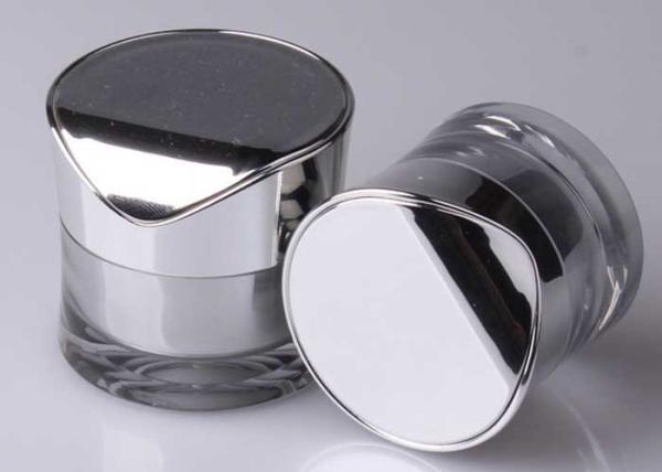do frasco de creme cosmético de Frost do creme do frasco de 30g 50g o cosmético acrílico plástico desnata o empacotamento para Skincare