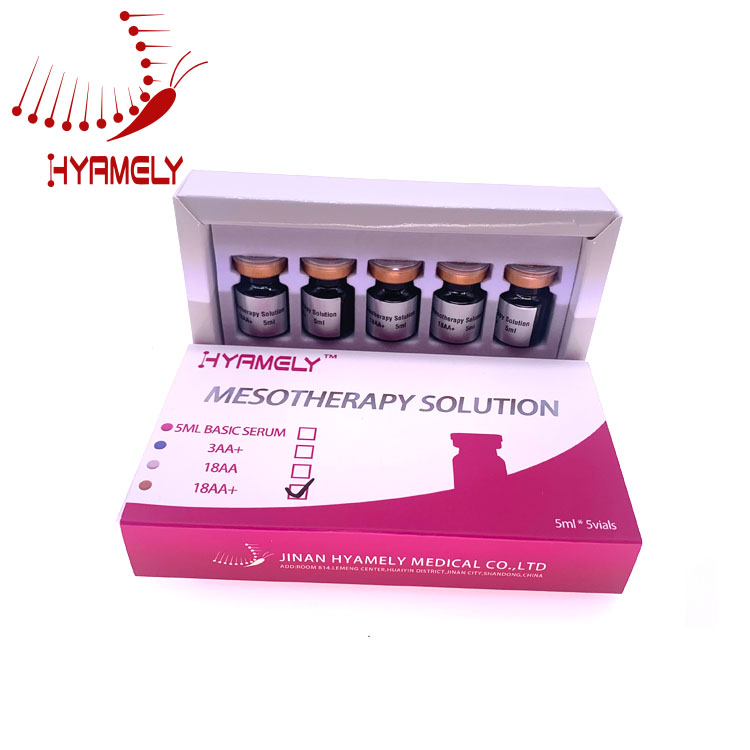 Сыворотка заполнителя Meso решения Hyamely 5ML Hyaluronic кисловочная дермальная