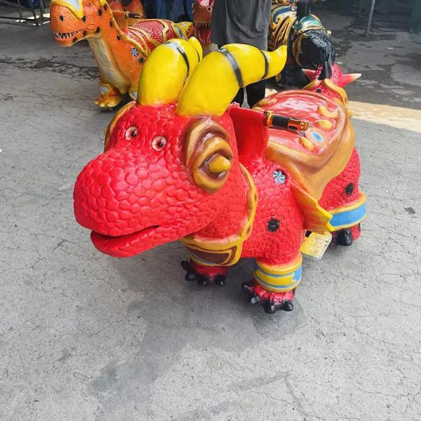 Custom Animatronic Dinosaur Ride на естественном цвете для тематического парка
