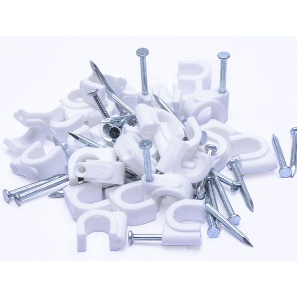 2.5*18mm U Shaped Cable Clips Nail Wire Holder Easy Installation