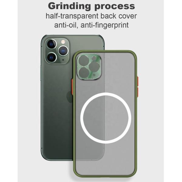 8mm Induction Metal leans Magnetic Phone Case For 6.5 Inch IPhone