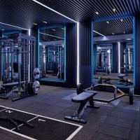 Plancher en caoutchouc de GYMNASE d'intérieur Mat Black SBR avec la surface d'EPDM Flecked