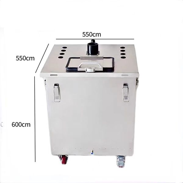 Stainless Steel Fluidizing Powder Coating Hopper for Powder Coating Machine