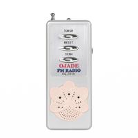 Radio FM portátil con batería 3.5 MM auriculares 88-108 MHz Rango de frecuencia FM
