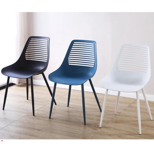 Estilo de diseño moderno silla de plástico ergonómica nórdica para muebles domésticos en la cocina sala de estar dormitorio comedor
