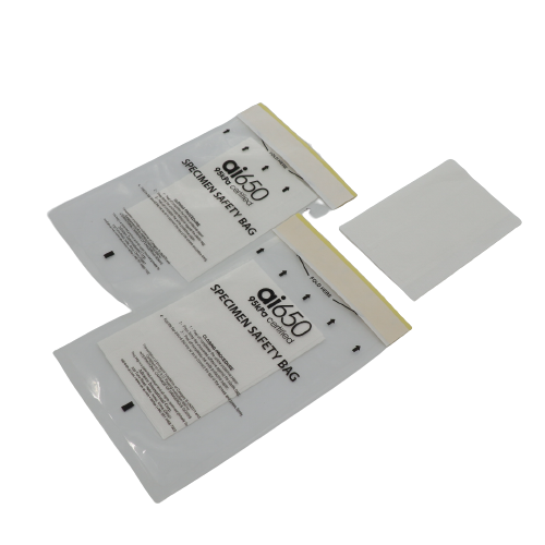 95kPa Leak-Proof Specimen Bag Biohazard Transport Bag With Secure Seal And Absorbent Solidify Pad For Diagnostic Samples