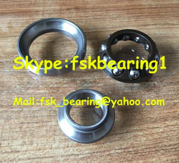 ACS040412 Chrome Steering Shaft Bearing OD 43mm Bore Size 12.5mm