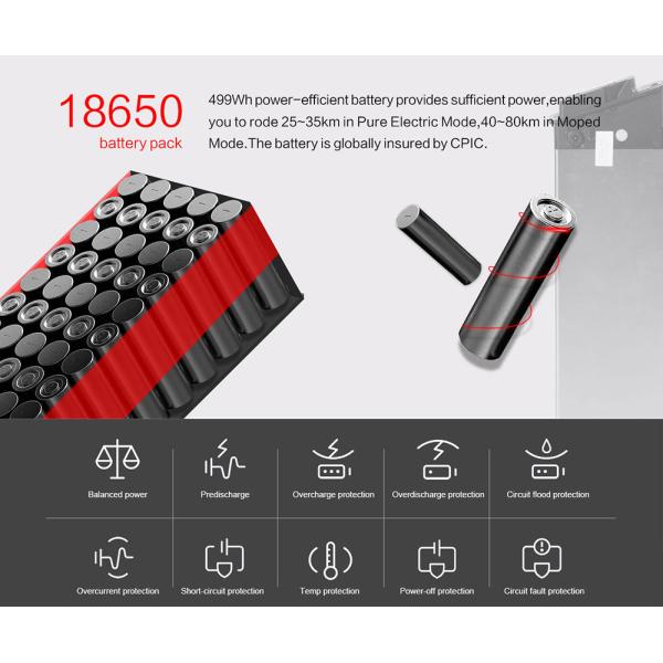 Samebike 26 Inch Folding Electric Bike LO26 With 10.4Ah Lithium Battery