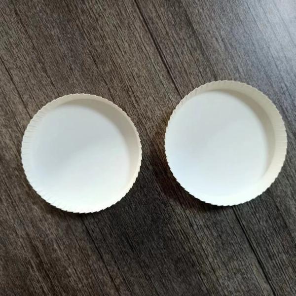 Customized Flexographic Printing 230 GSM 8.5 Cm Kraft Paper Cup Lid for Hotel Club Salon