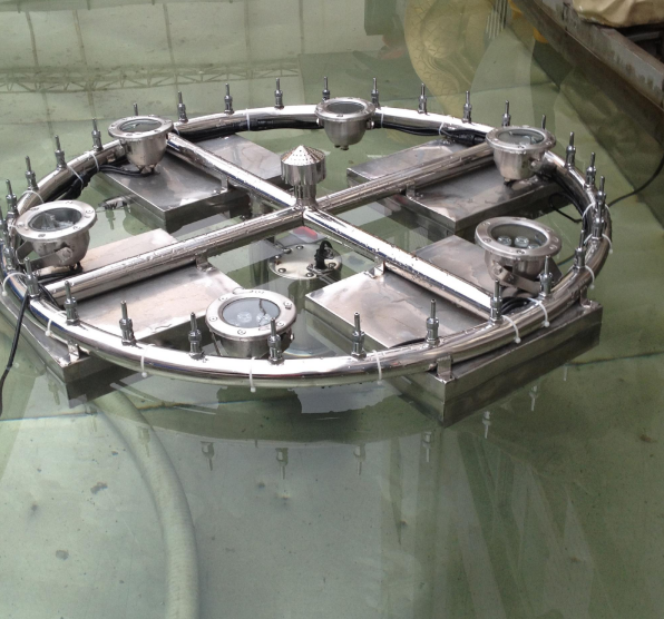 Фонтан на открытом воздухе цветка 1.5м плавая для озера