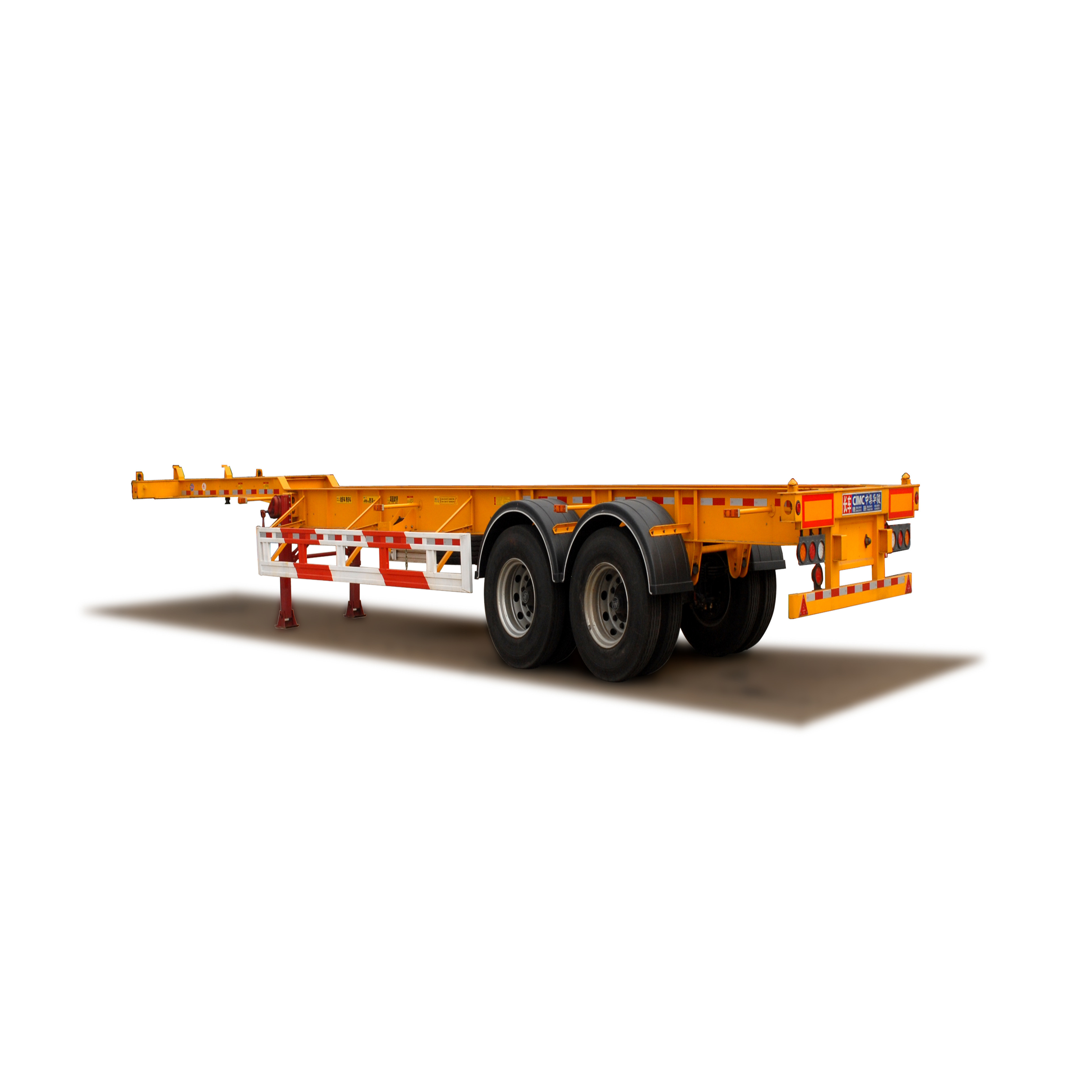 20ft to 40ft Extendable Moving Intermodal Chassis Trailer for Container Distribution