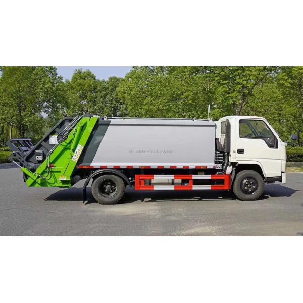 JMC Garbage Truck Chassis Domestic Waste Collection and Transfer 6square Compressed Garbage Truck