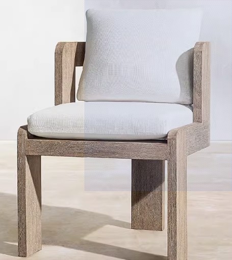 Waterproof Teak Outdoor Dining Table And Chairs Patio Garden Soild Wood Set