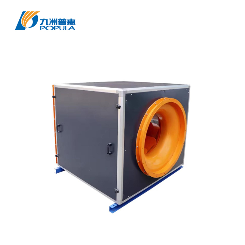 High Efficiency Commercial Ventilation Fan Backward Inclined Blade Low Noise Box Type HVAC Fan