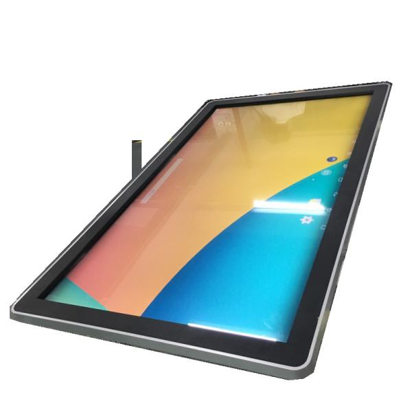 450cd/m2 Digital Signage Screens , 86 Inch Wall Mount White Board Anti Glare Glass