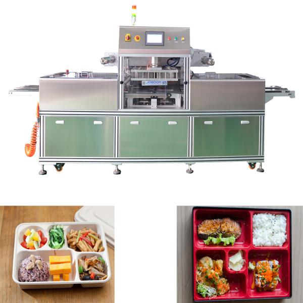 304 SS Skin Packaging Equipment Map Tray Sealer Machine To Vacuum Pack Food
