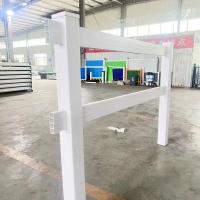 White PVC Vinyl Coated Ranch Horse Fencing 1.2m-1.5m Height