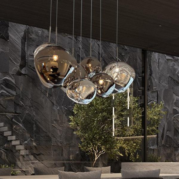 Lámpara de lava postmoderna, tienda de ropa creativa, lámpara colgante de bar, salón nórdico, lámpara de luz de una sola cabeza.