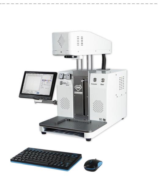 TBK 958C Original Laser Marking autofocus auto location mold easy operate repair phone laser back glass remover machine