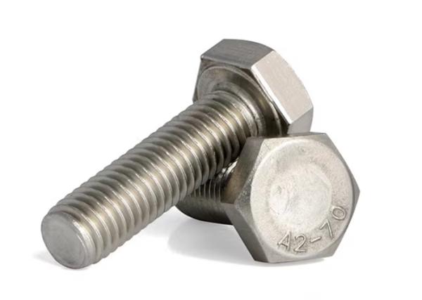 Stainless Steel 904L Hex Bolts 1/4”-20 Electropolished Finish for Chemical Processing Applications