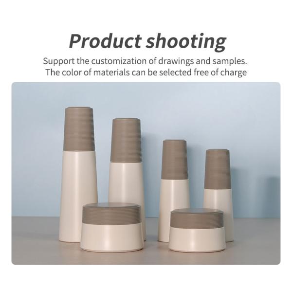 50g 30g Custom Empty Cream Jar Cosmetics Packaging Plastic Bottles 30ml 50ml 100ml 120ml