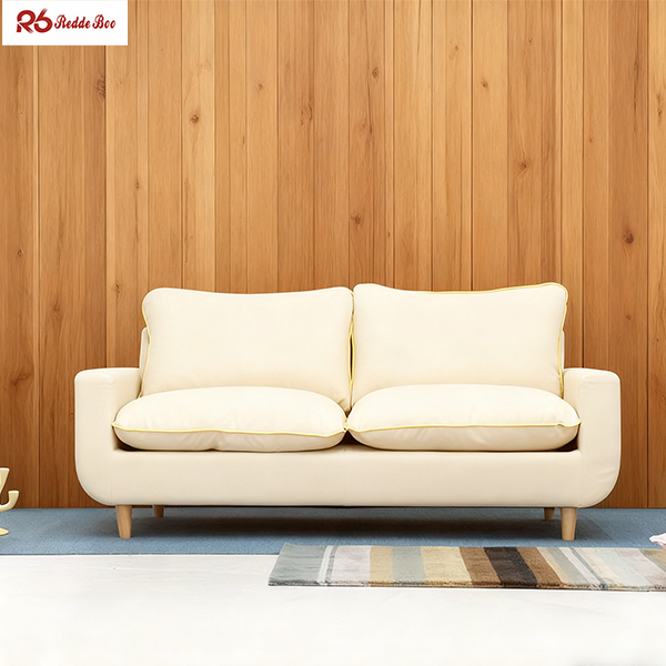 Minimalist Design Fabric Upholstered Pillows Sofa for Living Room