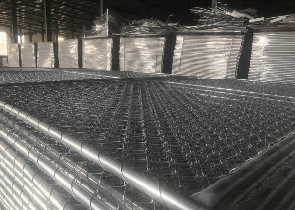 Hot Dipped Galvanized Construction Fencing Panels 1830mm x 3650mm/6'x12' Outer tube 41.2mm HDG 100gram/sqm