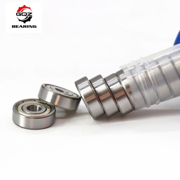Wholesale GQZ 608Z Bearing Chrome Steel Deep Groove Ball Bearing 8x22x7mm Single Z Shield High Speed Mini Bearing for Skateboard Scooter Fidget Spinner Small Motor Power Tool Factory Supply