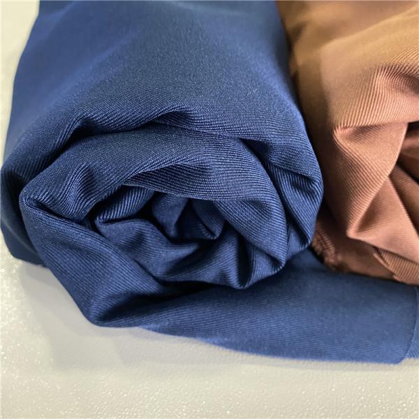 QUICK-DRY REPREVE Recycled Woven 2/2 Twill Rpet Gabardine Drill Fabric For Dress Pants