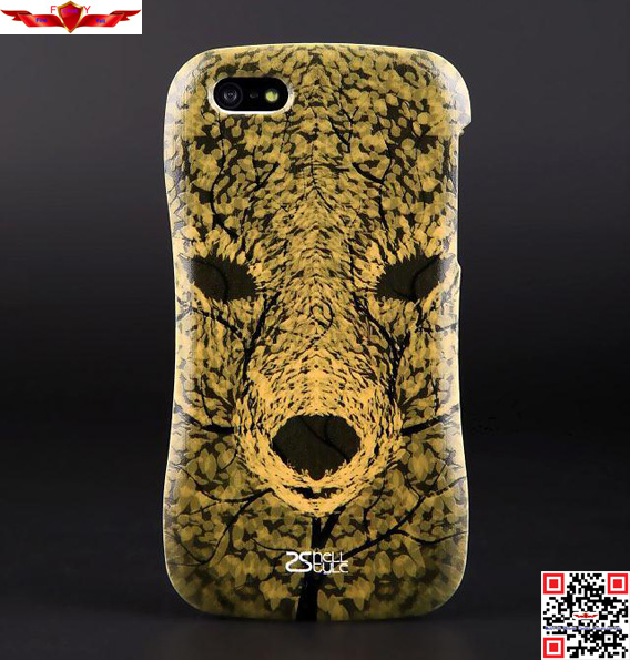 Hot Selling Private 3D Animal Aluminum Bumper Case For Iphone 5/5S With Gift Box