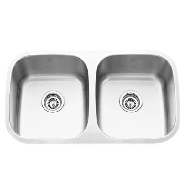 1.5mm Thickness Double Bowl Undermount Stainless Steel Sink