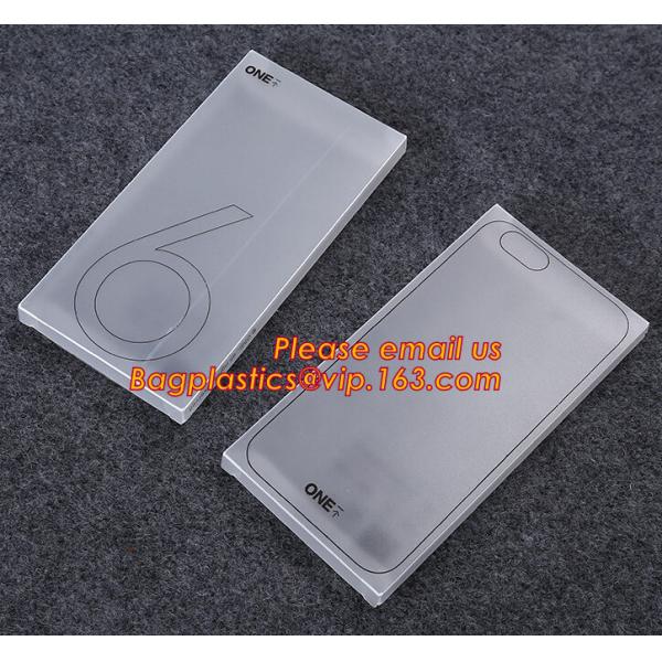 frosted plastic box with hanging hole, Plastic folding box custom PET/PVC/PS folding box