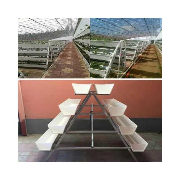 Soilless Cultivation Professional PVC Gutter for Multi-Span Agricultural Greenhouses