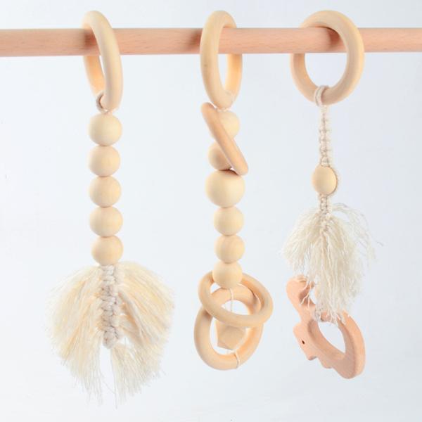 DIY Ornament Baby Molar Teether Accessories Color Crochet Bear Baby Molar Bracelet Stall Toy