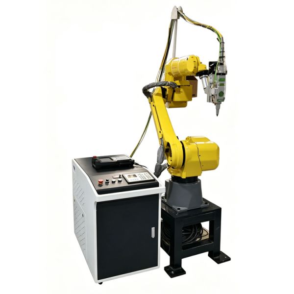 FANUC Laser Cutting Robot with 6-Axis Arm and Integrated Vision System for Precision Sheet Metal Processing