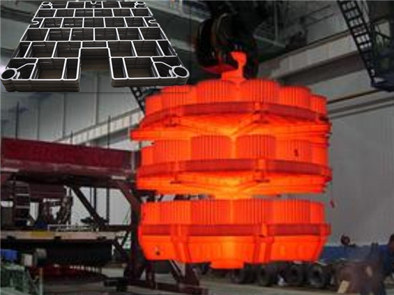 Приспособления отливки/термической обработки подноса для печей непрерывного масла обуглероживая