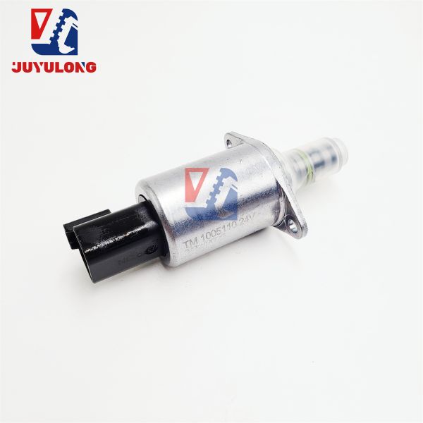 JUYULONG High Quality Proportional Solenoid Valve TM 1005110 24V for Sany Excavator Construction Machinery Parts