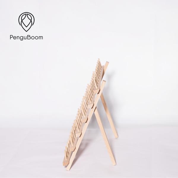 60 Spools Jumbo Wooden Braiding Hair Rack Wig Tools For Organize Thread
