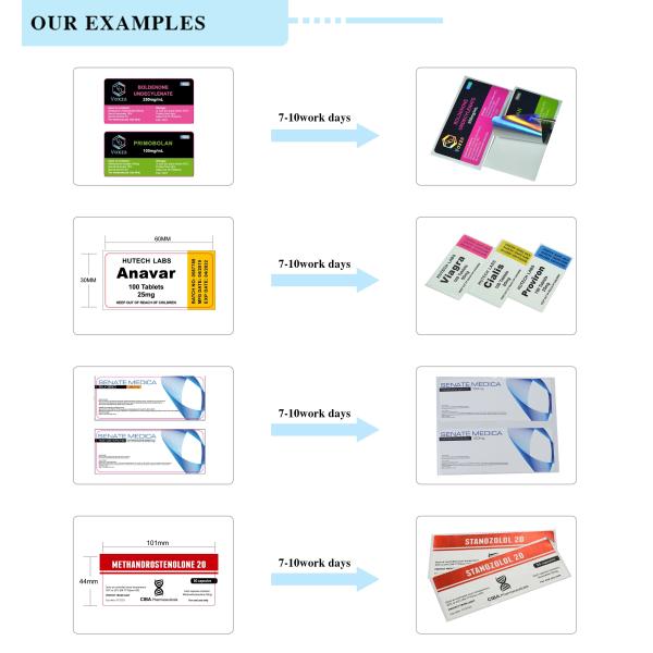 Medicine Packaging Glass 10ml Vial Labels For vial Bottle