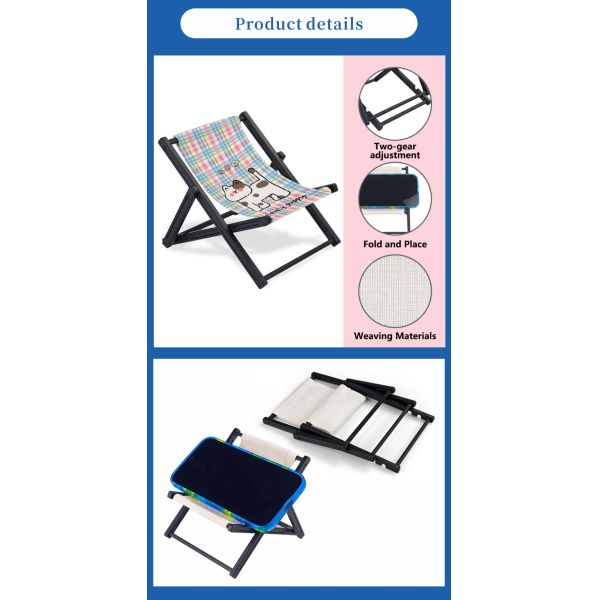 Wholesale Linen Phone Stand Chair Sublimation Blanks DIY Personalized Custom Photo Promotional Business Gifts