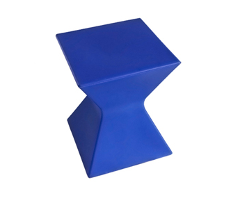 Outdoor Plastic Seat Custom Logo One Piece Roto Mold Plastic Stool Durable and Versatile for Outdoor