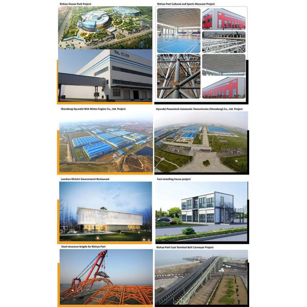 Стекло здания стальной структуры Odm склада/ангара - панель сэндвича волокна