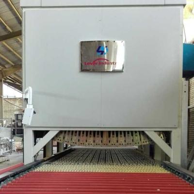Jumbo Glass Tempering Glass Bending Furnace Soft Rollers Bending Type