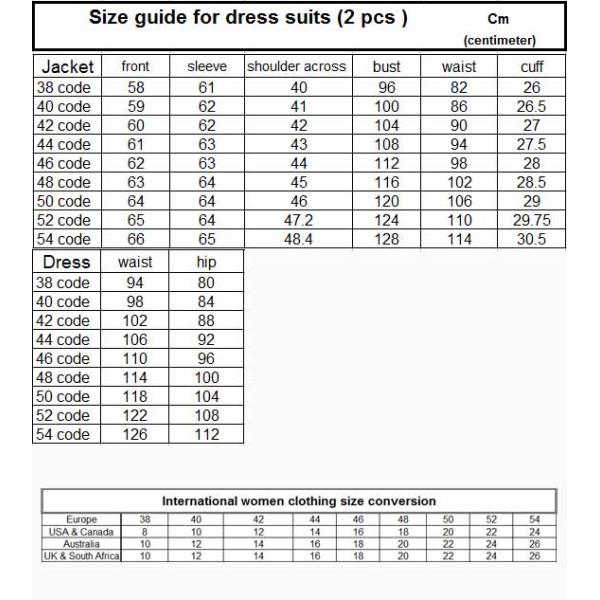 womens clothes new design women in suits 2-pcs dress suits