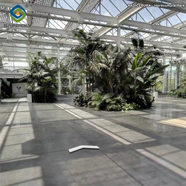 Strong Metal Frame Greenhouse Automatic Systems  Solar Energy Green House