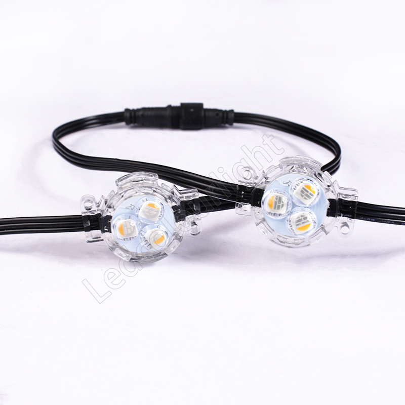 UCS2904 RGBW Control IP67 Waterproof 30mm Pixel Light 12V 24V Permanent Christmas Track Lights