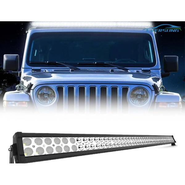 6000K White Car Spares Parts 30000 Lumens IP67 52 Inch Light Bar For Jeep Wrangler